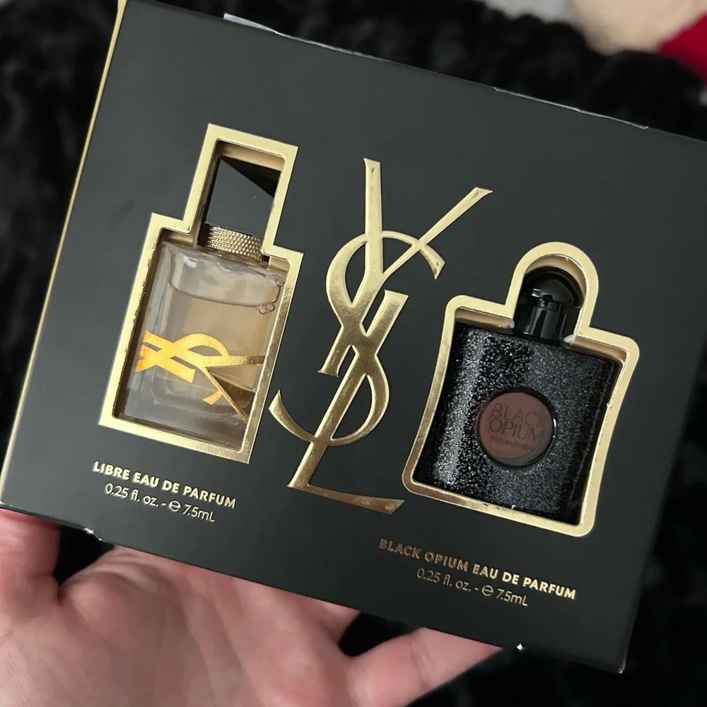 NWT Yves Saint Laurent • Mini Black Opium & Libre Eau de Parfum Set - Picture 2 of 4